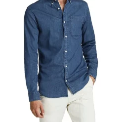 Best Sale ???? Jack & Jones Brook Denim Long Sleeve ???? Shirt In Medium Blue ????