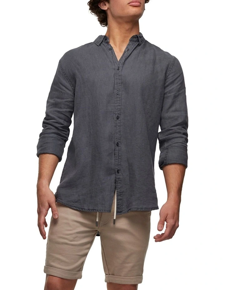 Hot Sale ✨ Industrie The Tennyson Linen Long Sleeve ???? Shirt ???? 3 Hot Sale ✨ Industrie The Tennyson Linen Long Sleeve ???? Shirt ????