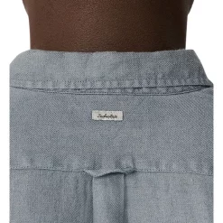 Coupon ???? Industrie The Trinidad Linen Long Sleeve ???? Shirt In Blue ✨ -Industrie Shop unnamed file 621