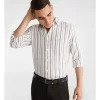 Best deal ???? Yd. Greece Linen Blend Stripe ???? Shirt In Natural ???? -Industrie Shop unnamed file 636