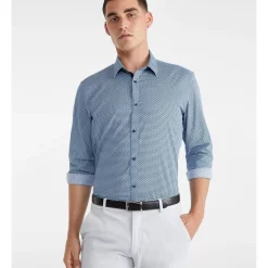 Best deal ✨ Yd. Metric Slim ???? Shirt In Blue ????