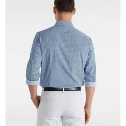 Alternative view of Best deal ✨ Yd. Metric Slim ???? Shirt In Blue ????