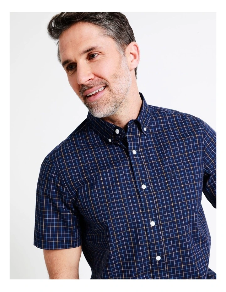 Brand new ⭐ Reserve Ashby Check Short Sleeve ???? Shirt In Navy ???? 4 Brand new ⭐ Reserve Ashby Check Short Sleeve ???? Shirt In Navy ???? - Image 2