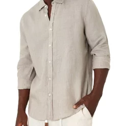 Cheap ???? Industrie The Somersby Linen ???? Shirt In Khaki ????