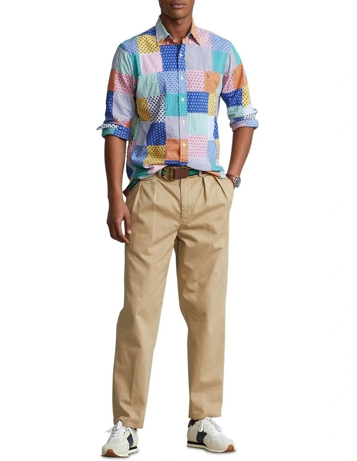 Best Pirce ✔️ Polo Ralph Lauren Classic Fit Patchwork Seersucker ???? Shirt In Multi ⭐ 5 Best Pirce ✔️ Polo Ralph Lauren Classic Fit Patchwork Seersucker ???? Shirt In Multi ⭐ - Image 3