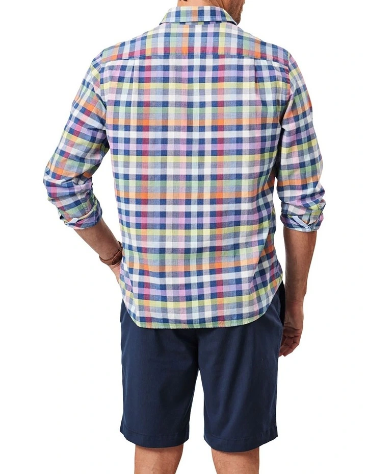 Best Pirce ???? Gazman Casual Long Sleeve ???? Shirt In Multi Check ⌛ 4 Best Pirce ???? Gazman Casual Long Sleeve ???? Shirt In Multi Check ⌛ - Image 2