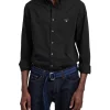 Discount ???? Gant Regular Broadcloth Long Sleeve ???? Shirt In Black ???? -Industrie Shop unnamed file 814