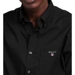 Discount ???? Gant Regular Broadcloth Long Sleeve ???? Shirt In Black ???? 9 Discount ???? Gant Regular Broadcloth Long Sleeve ???? Shirt In Black ???? -Industrie Shop unnamed file 817