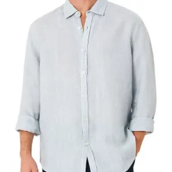 Budget ???? Industrie The Somersby Linen ???? Shirt In Light Blue ????