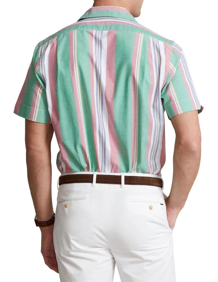 Discount ❤️ Polo Ralph Lauren Classic Fit Striped Oxford Camp ???? Shirt In Multi ???? 4 Discount ❤️ Polo Ralph Lauren Classic Fit Striped Oxford Camp ???? Shirt In Multi ???? - Image 2