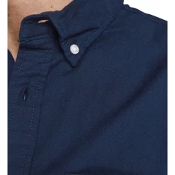 Alternative view of Best Pirce ???? Jack & Jones Oxford Long Sleeve ???? Shirt In Navy Blazer ✔️