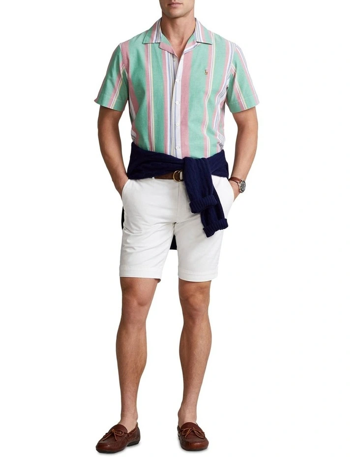 Discount ❤️ Polo Ralph Lauren Classic Fit Striped Oxford Camp ???? Shirt In Multi ???? 5 Discount ❤️ Polo Ralph Lauren Classic Fit Striped Oxford Camp ???? Shirt In Multi ???? - Image 3