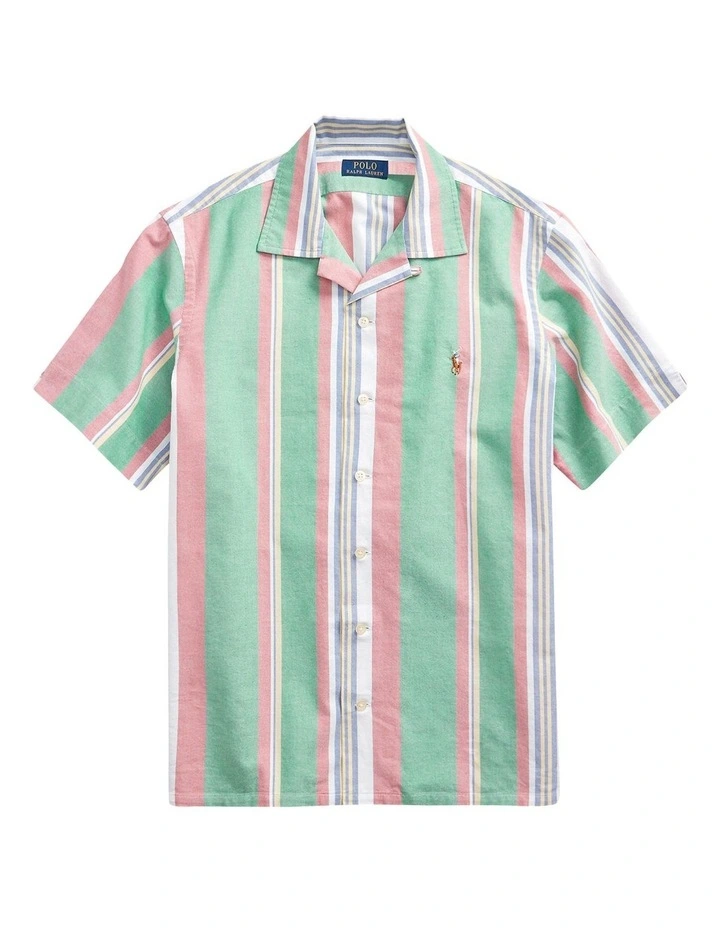 Discount ❤️ Polo Ralph Lauren Classic Fit Striped Oxford Camp ???? Shirt In Multi ???? 6 Discount ❤️ Polo Ralph Lauren Classic Fit Striped Oxford Camp ???? Shirt In Multi ???? - Image 4