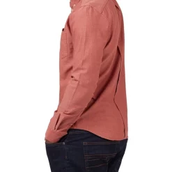 Alternative view of Best Pirce ???? Ben Sherman Signature Organic Oxford Long Sleeve ???? Shirt In Dark Pink ????